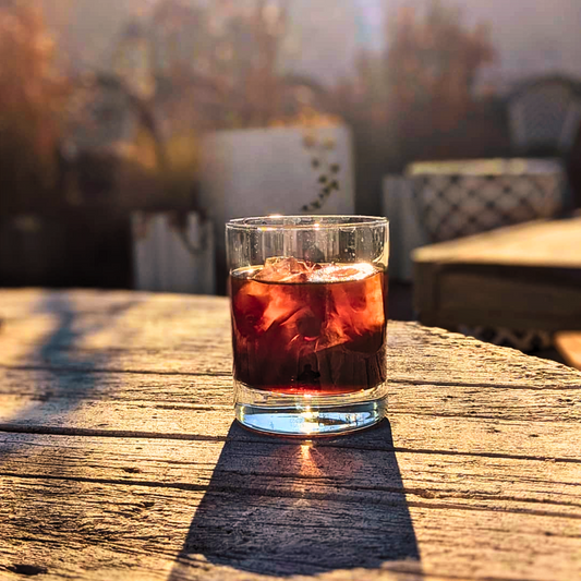 Bruce Wayne iced coffee cocktail