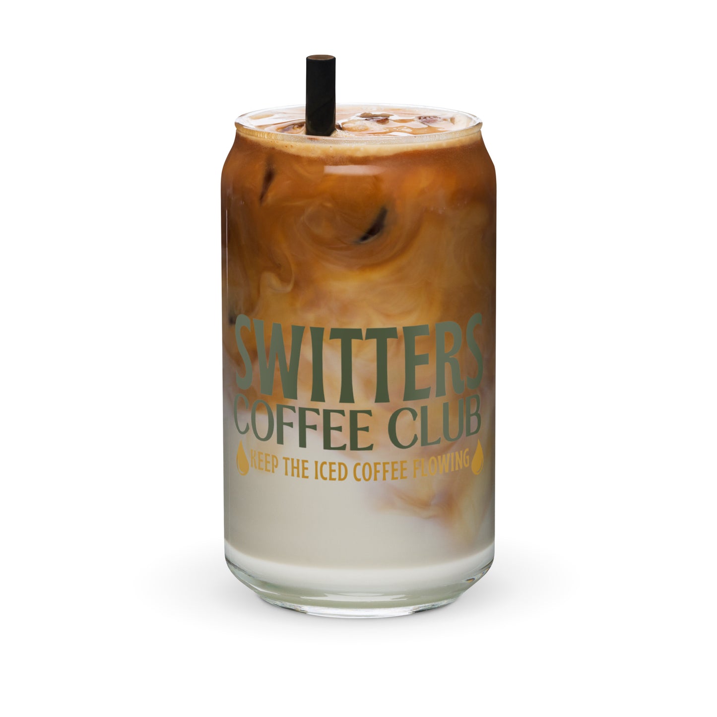 Switters Coffee Club Glass Tumbler