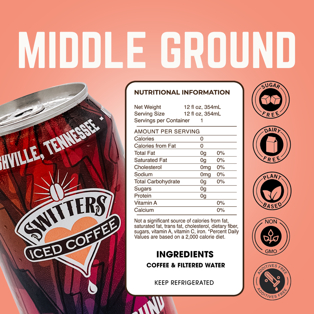 12oz Middle Ground 6 pack